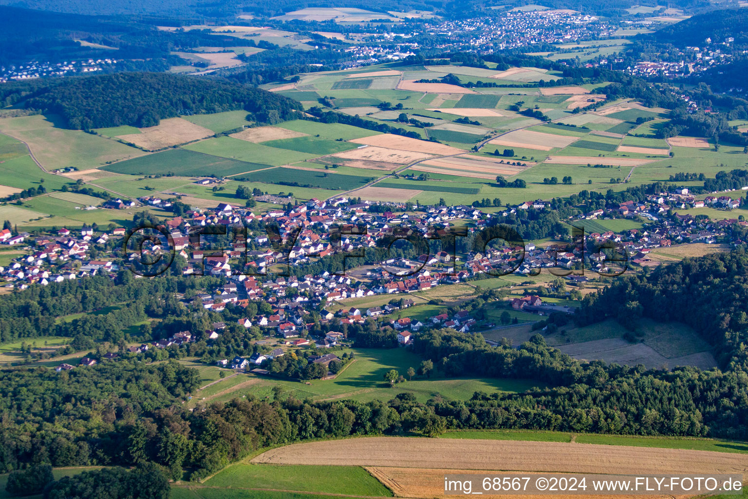 District Eckardroth in Bad Soden-Salmünster in the state Hesse, Germany