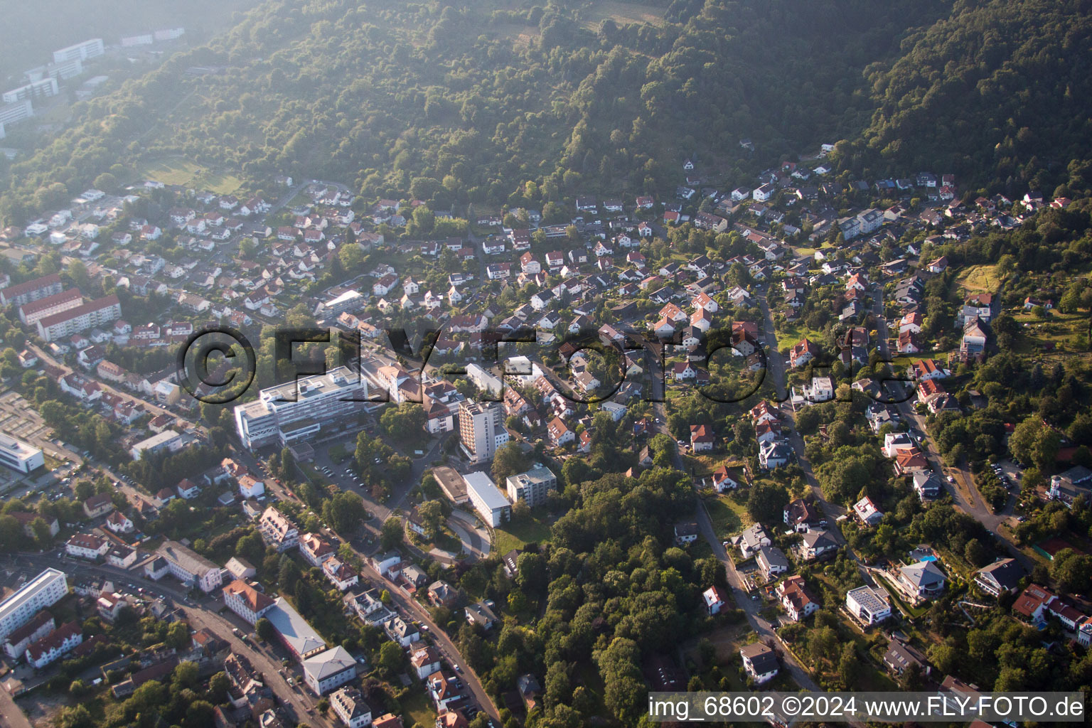 Gelnhausen in the state Hesse, Germany out of the air