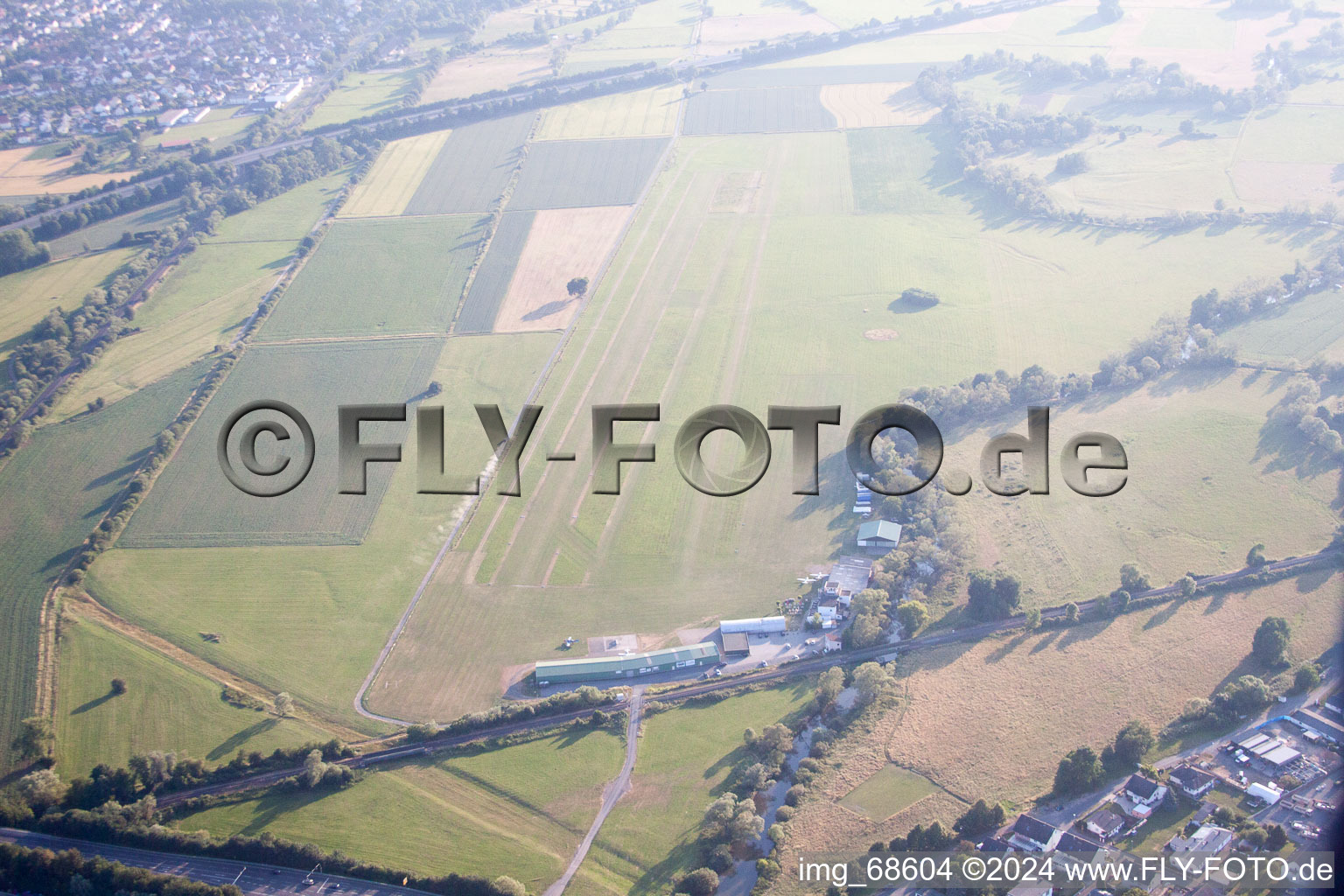 UL airfield in Gelnhausen in the state Hesse, Germany