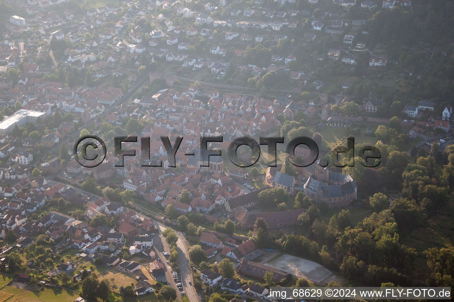 Büdingen in the state Hesse, Germany out of the air