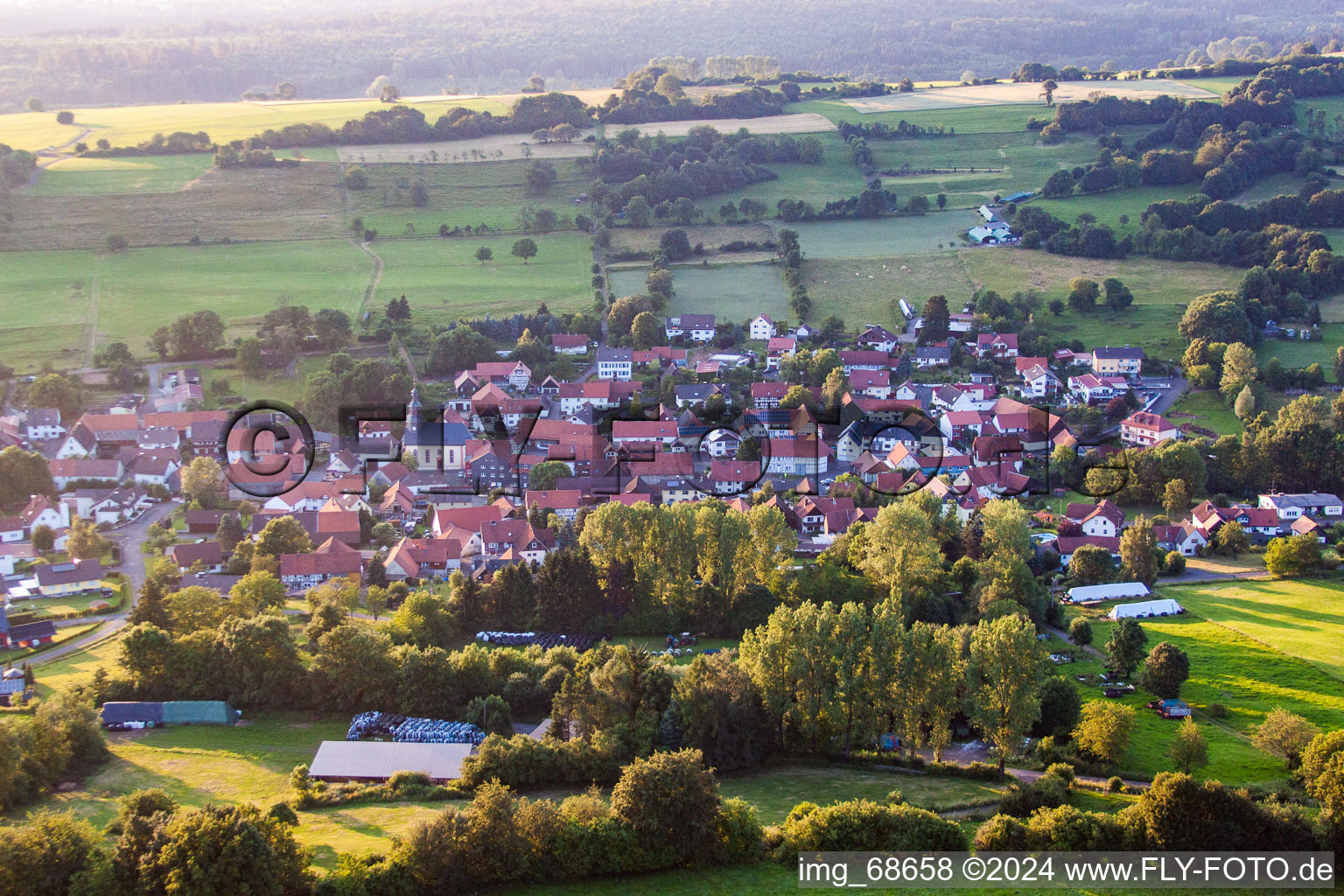 District Burkhards in Schotten in the state Hesse, Germany