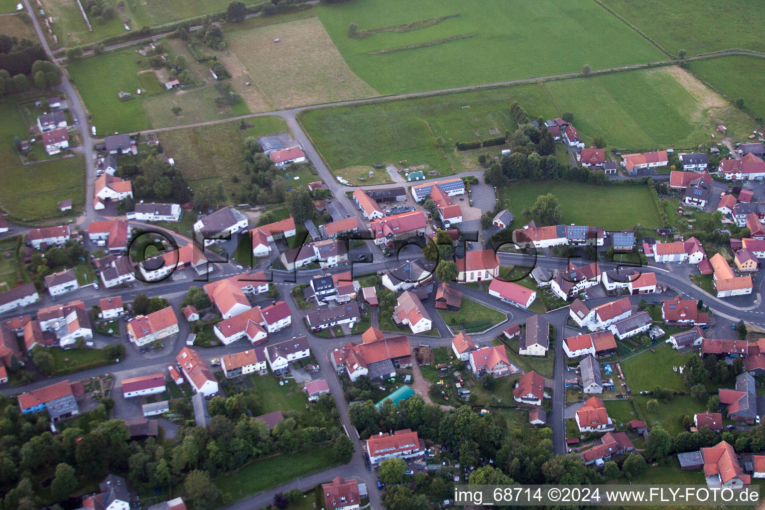 Ilbeshausen in the state Hesse, Germany