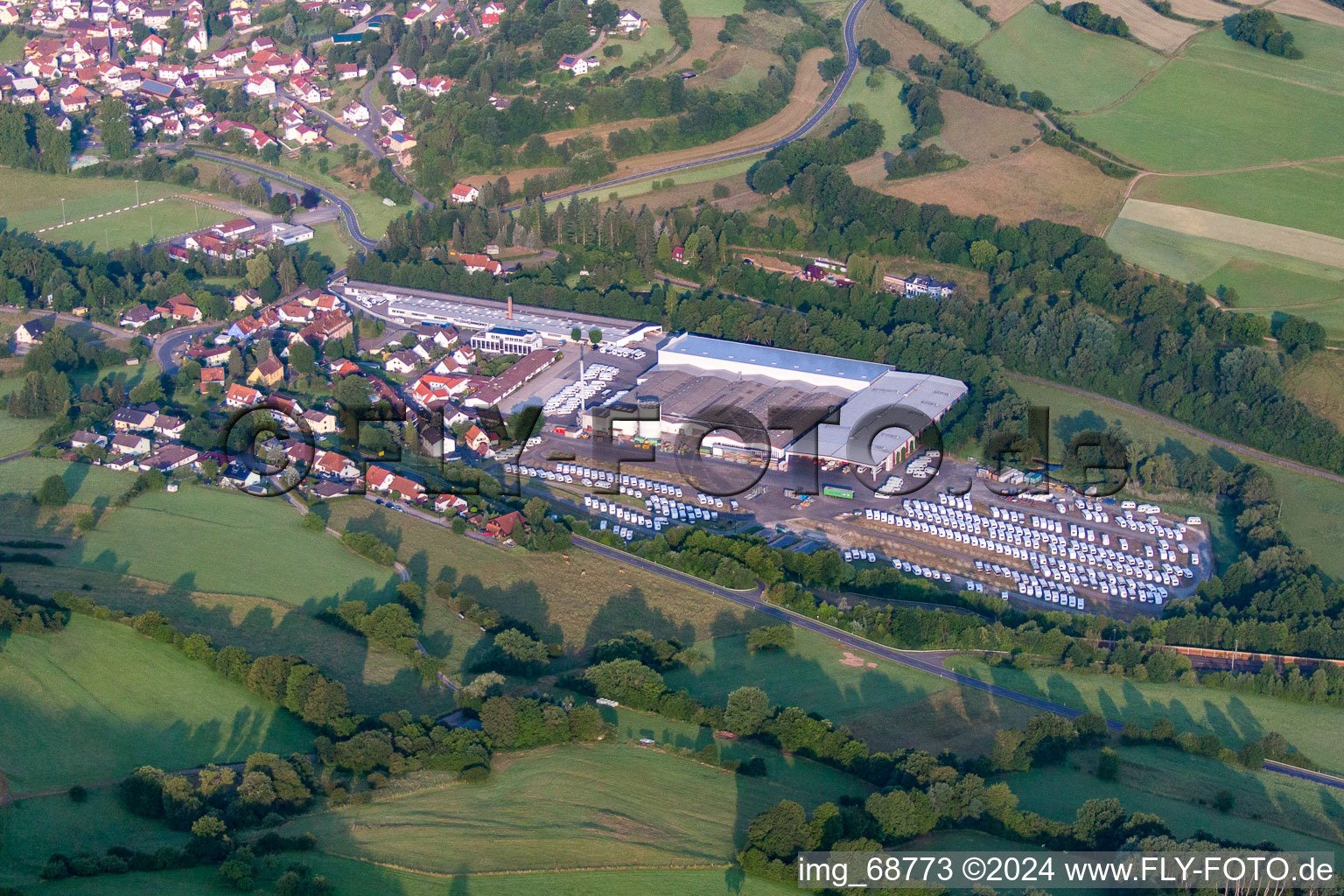 Knaus-Tabbert in the district Mottgers in Sinntal in the state Hesse, Germany