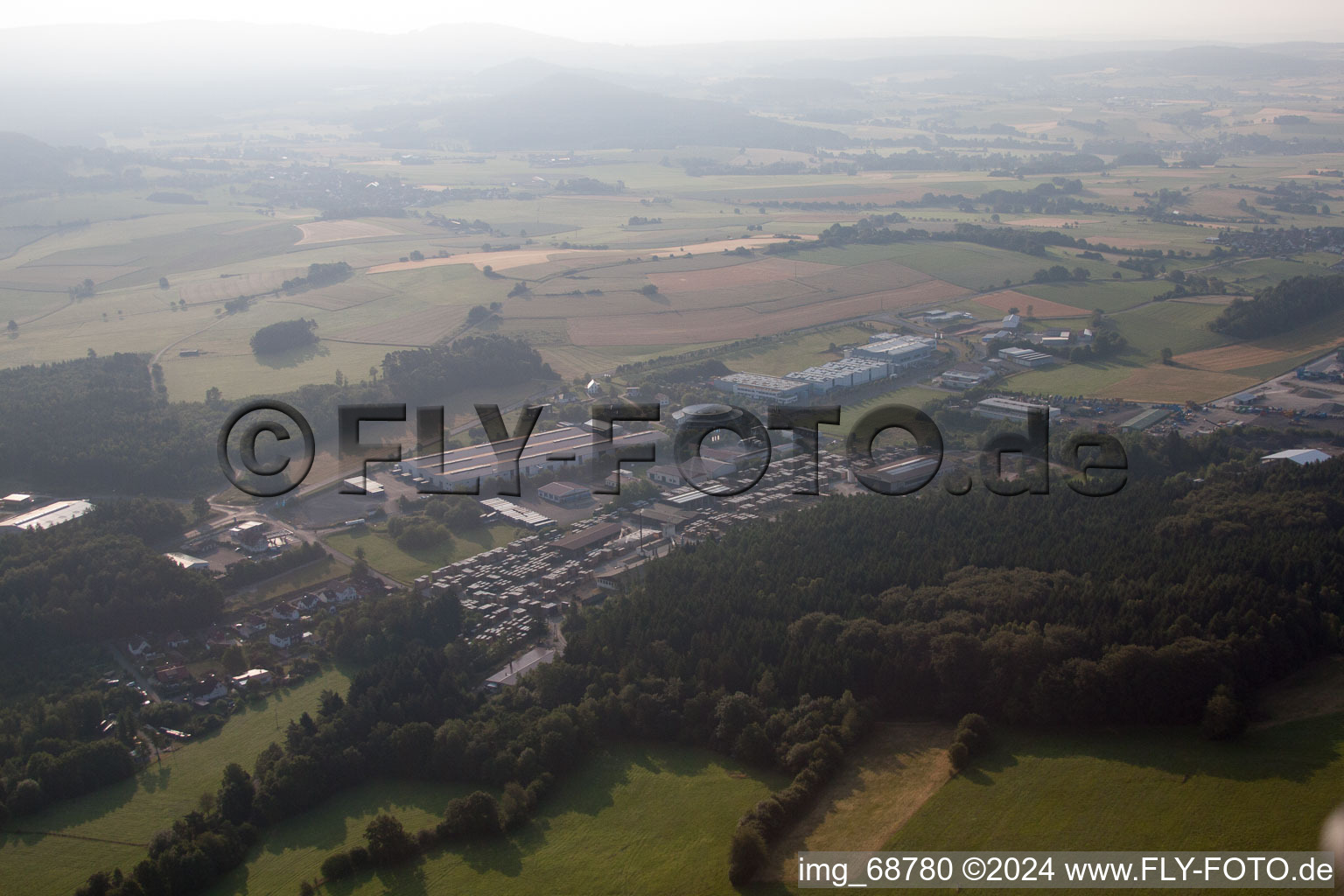 Industrial area in Buchrasen in the state Bavaria, Germany