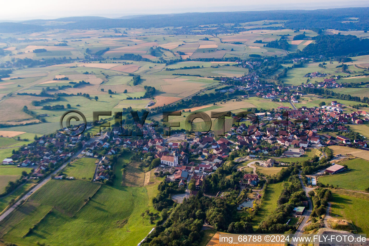 Oberleichtersbach in the state Bavaria, Germany