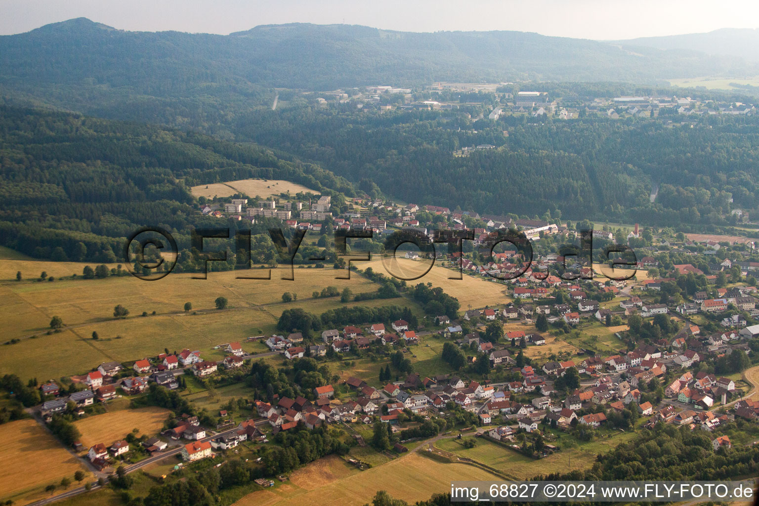 Wildflecken in the state Bavaria, Germany