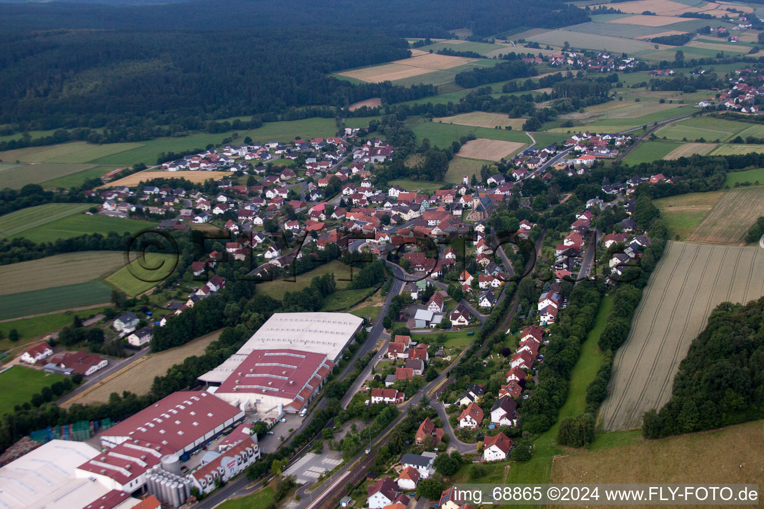 Halsbach in the state Hesse, Germany