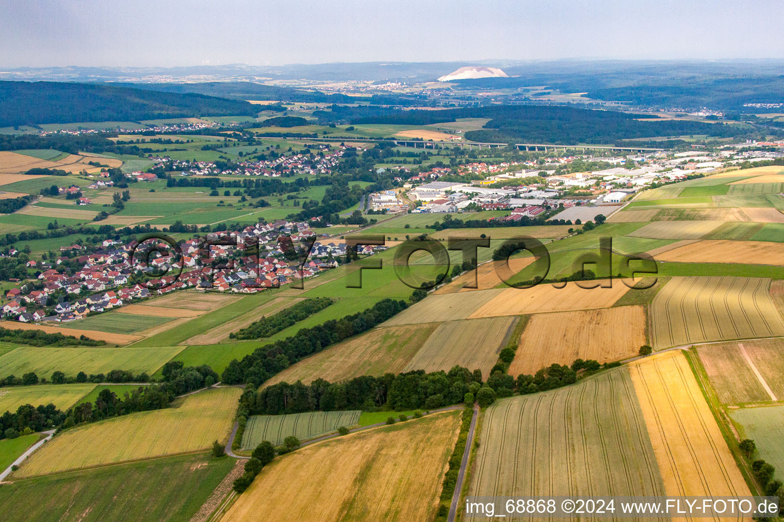 District Rönshausen in Eichenzell in the state Hesse, Germany