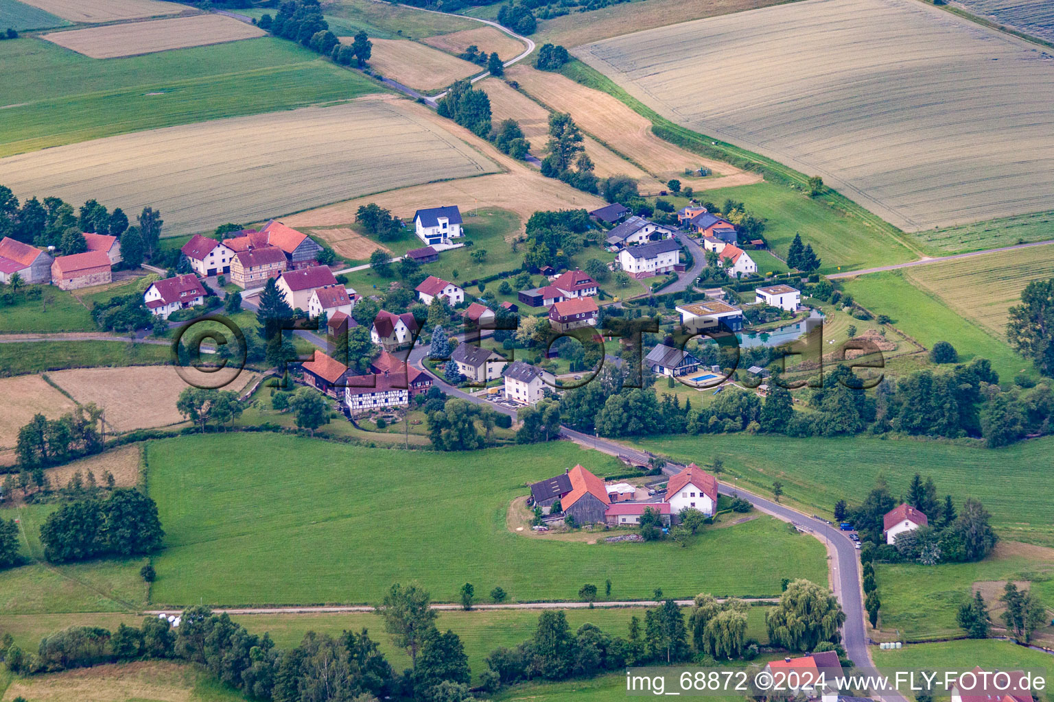 District Lütter in Eichenzell in the state Hesse, Germany