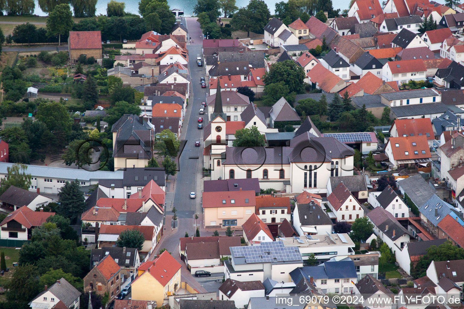 St. Mary Magdalene in the district Roxheim in Bobenheim-Roxheim in the state Rhineland-Palatinate, Germany