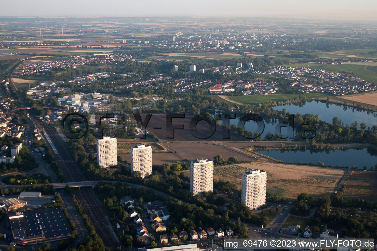 Oggersheim, BG Clinic in the district Friesenheim in Ludwigshafen am Rhein in the state Rhineland-Palatinate, Germany