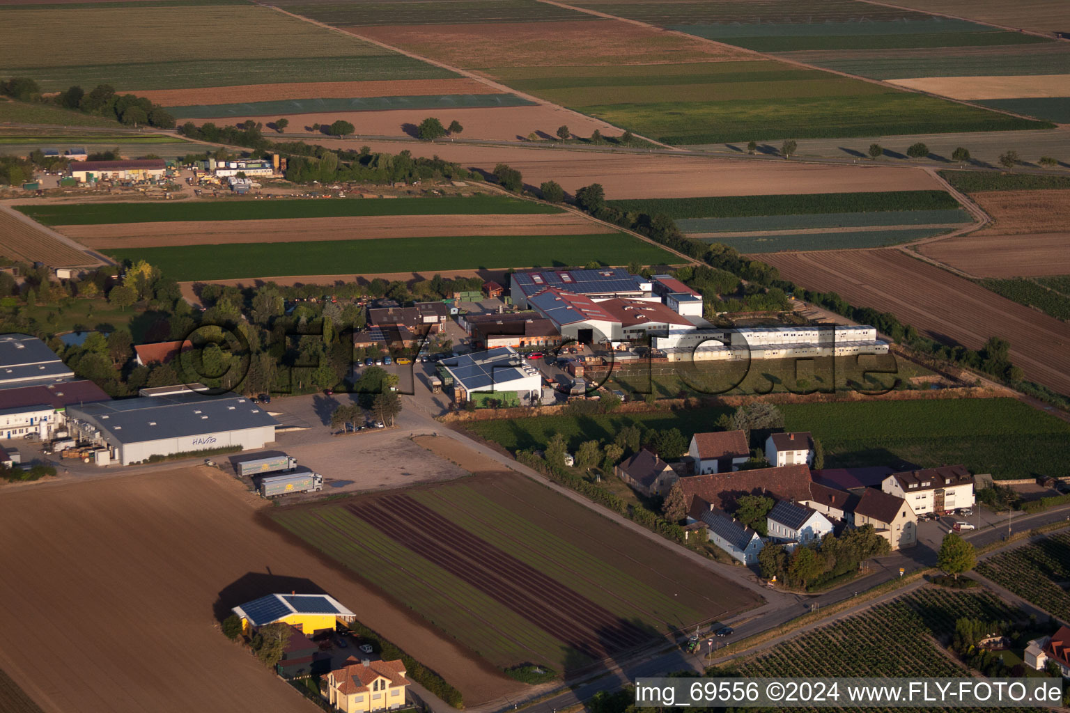 Gerd Sahler Vegetable Trade in the district Dannstadt in Dannstadt-Schauernheim in the state Rhineland-Palatinate, Germany