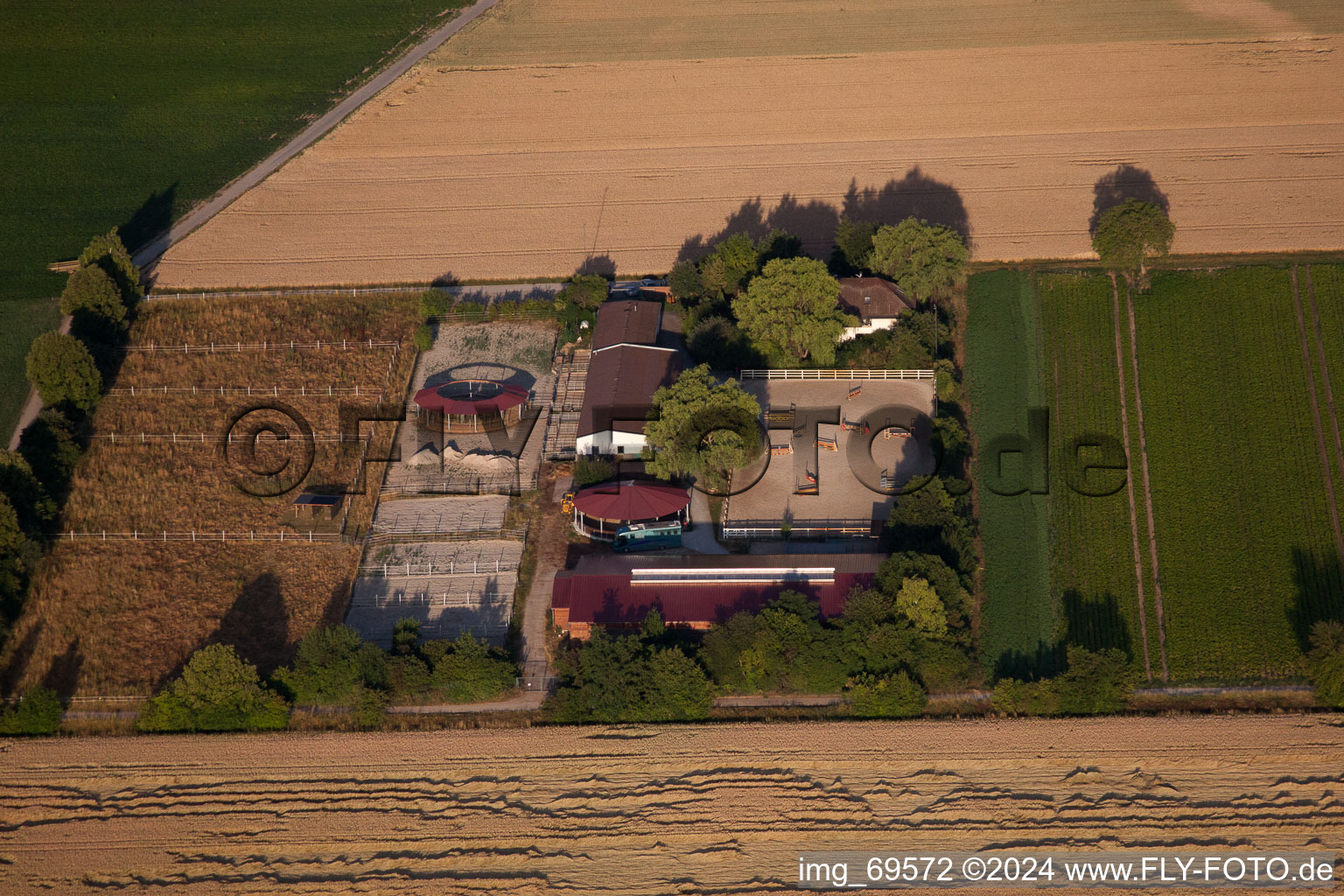 Aerial photograpy of District Böhl in Böhl-Iggelheim in the state Rhineland-Palatinate, Germany