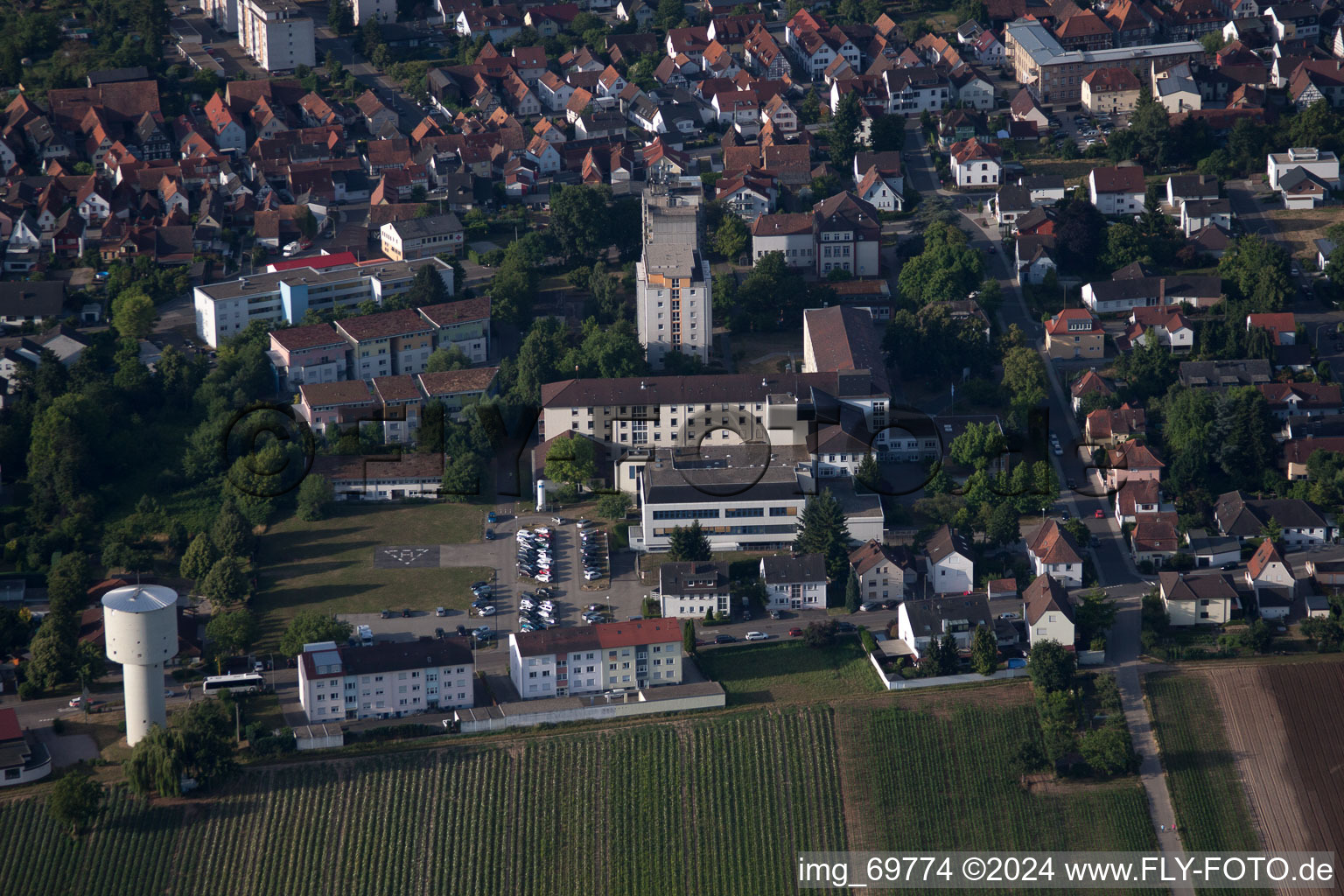 Asklepios Clinic in Kandel in the state Rhineland-Palatinate, Germany