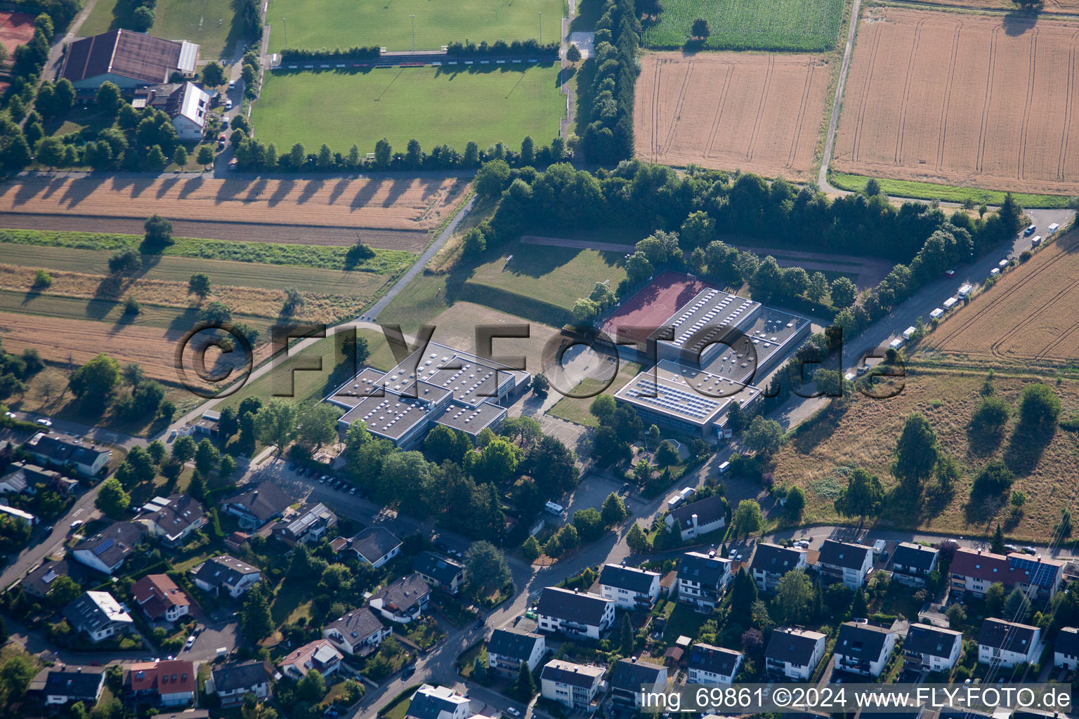 Heinz-Barth Elementary School in the district Grünwettersbach in Karlsruhe in the state Baden-Wuerttemberg, Germany