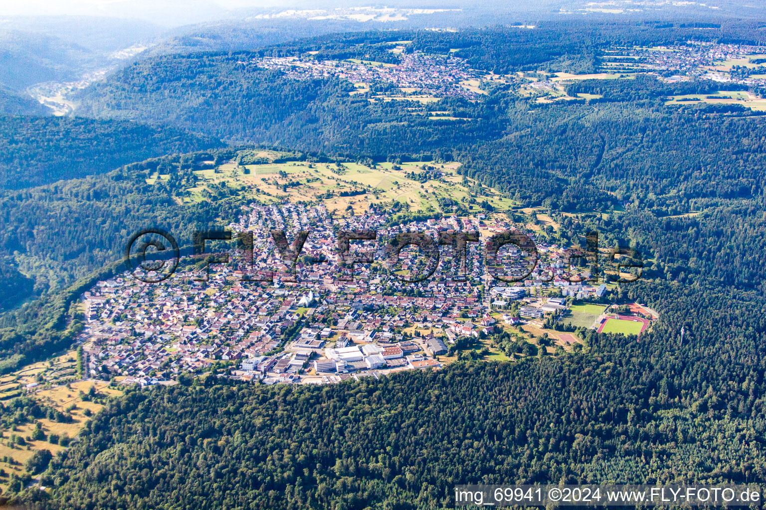 District Büchenbronn in Pforzheim in the state Baden-Wuerttemberg, Germany