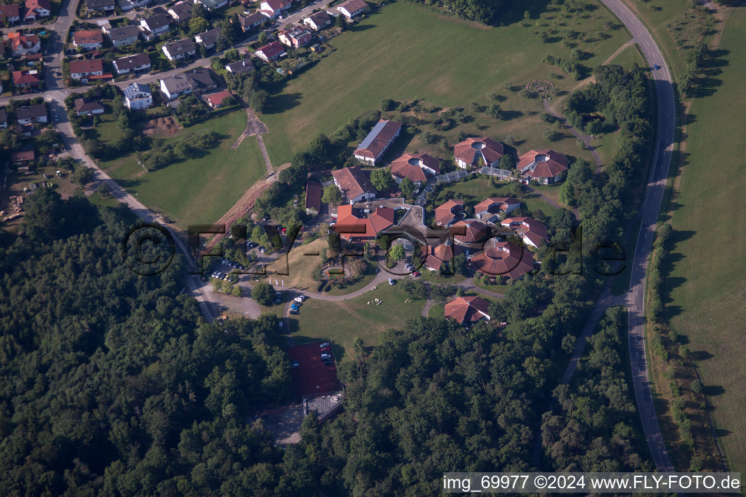 Meeting center in Hohenwart in the state Baden-Wuerttemberg, Germany