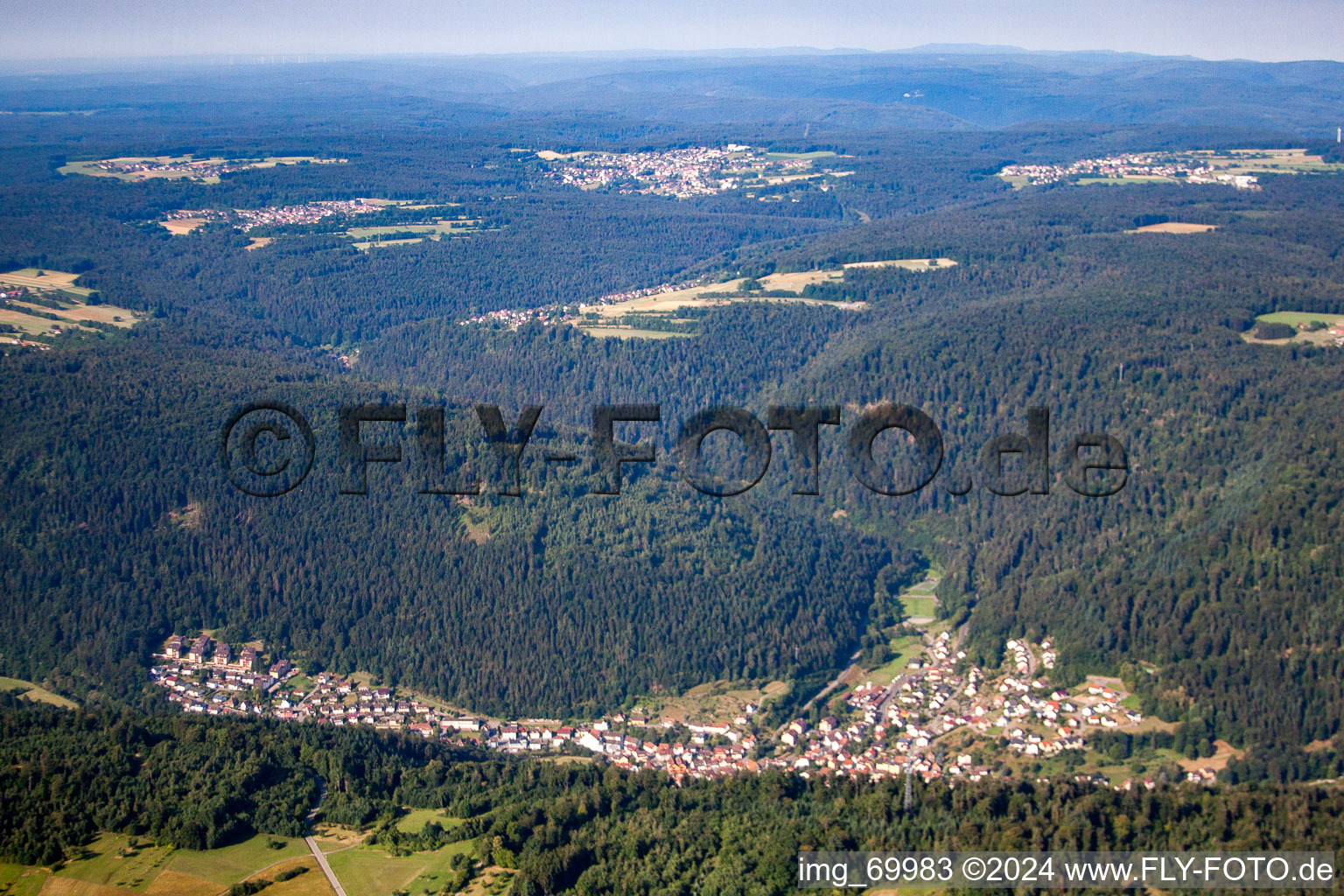 Unterreichenbach in the state Baden-Wuerttemberg, Germany