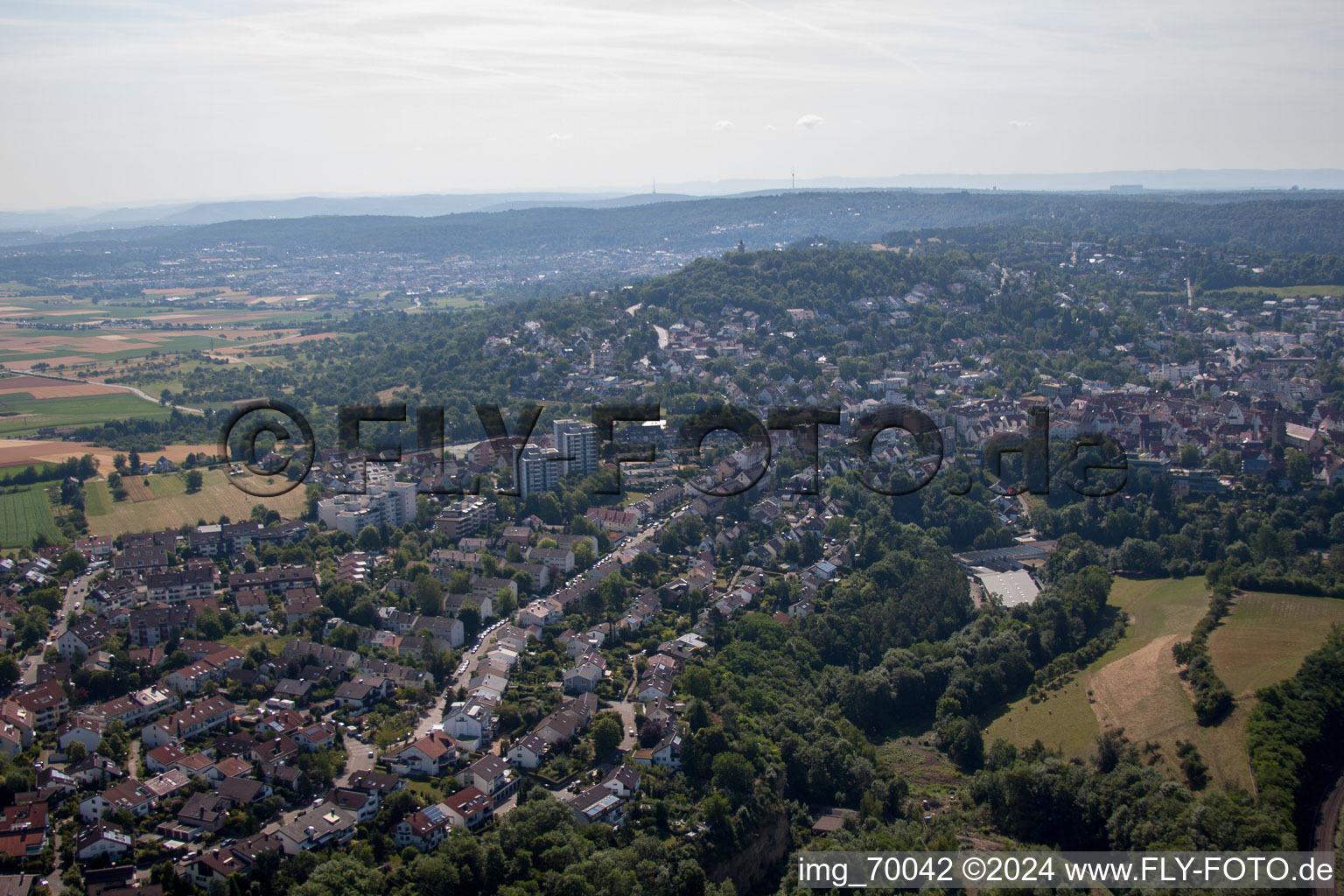 Heinrich-Längerer Street in Leonberg in the state Baden-Wuerttemberg, Germany