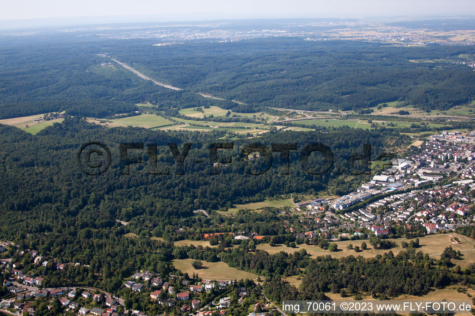 District Ramtel in Leonberg in the state Baden-Wuerttemberg, Germany