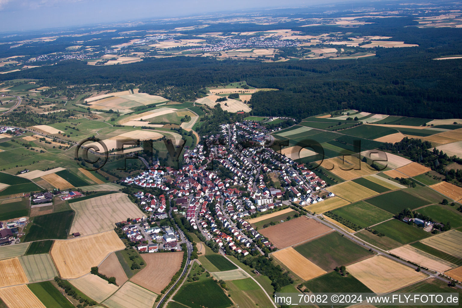 District Gebersheim in Leonberg in the state Baden-Wuerttemberg, Germany