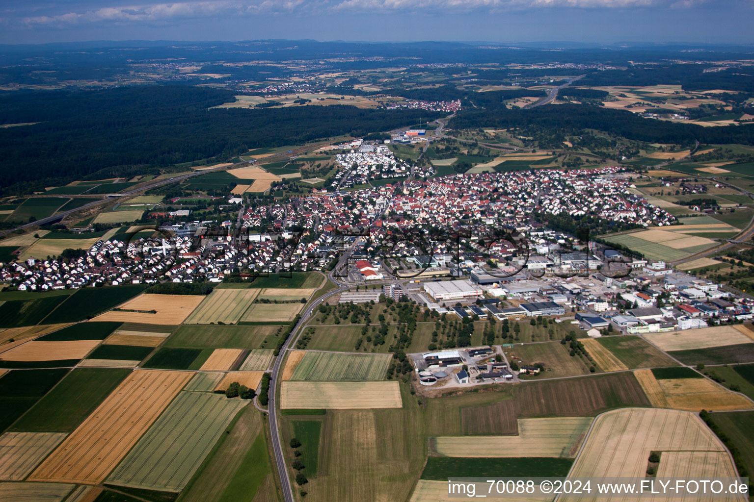 Rutesheim in the state Baden-Wuerttemberg, Germany