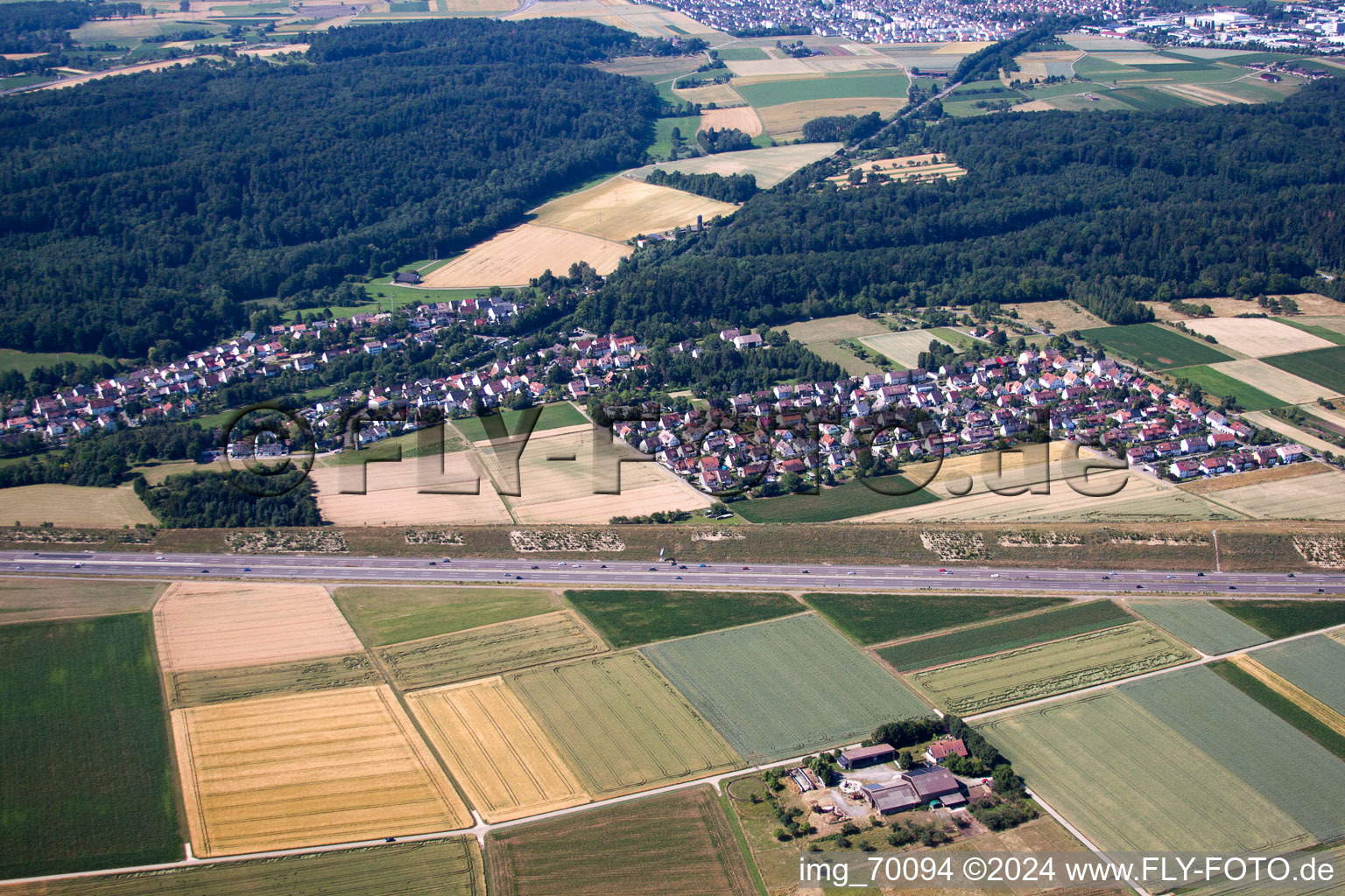 South City in Rutesheim in the state Baden-Wuerttemberg, Germany