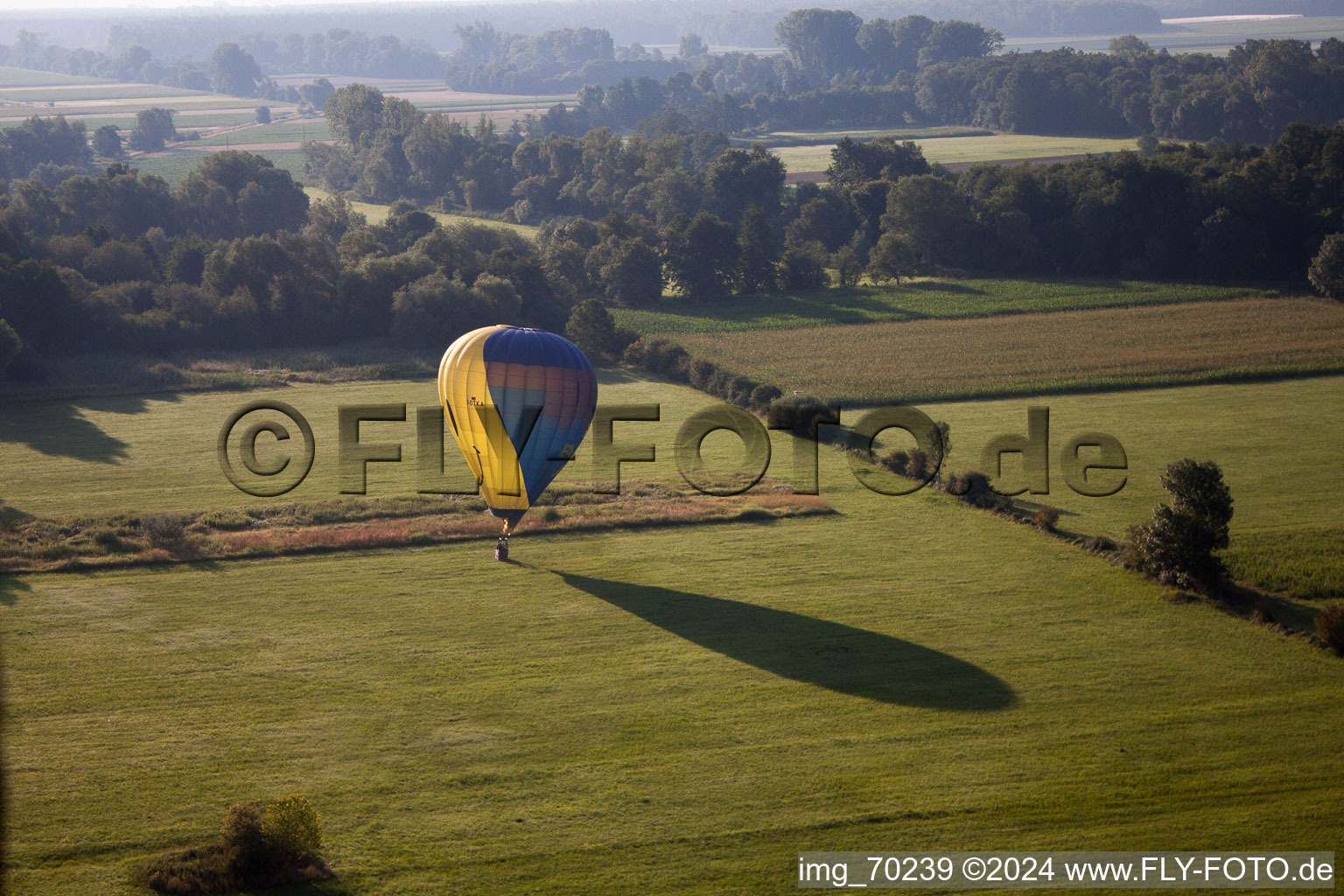 Aerial photograpy of Erlenbach bei Kandel in the state Rhineland-Palatinate, Germany