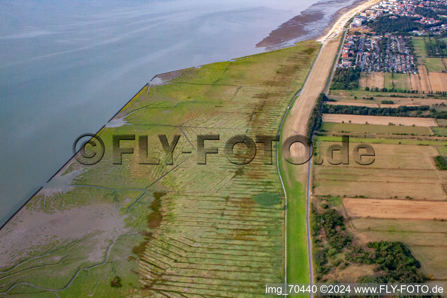 Wadden Sea in the district Duhnen in Cuxhaven in the state Lower Saxony, Germany