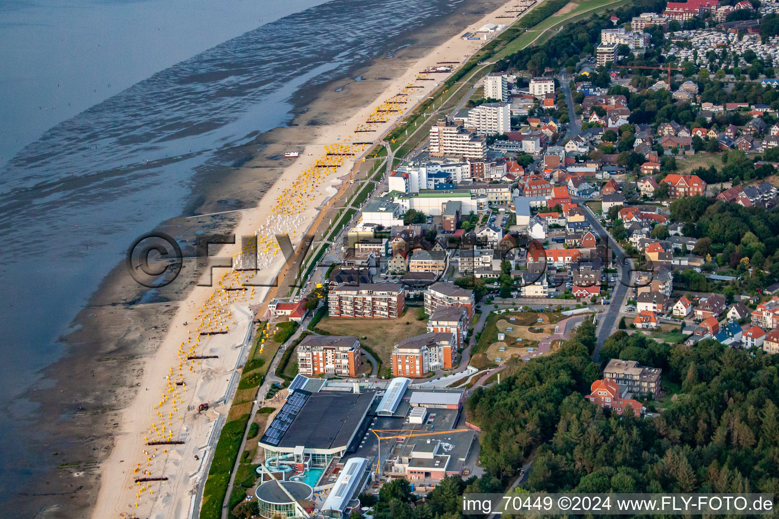 Beach Palace in the district Duhnen in Cuxhaven in the state Lower Saxony, Germany