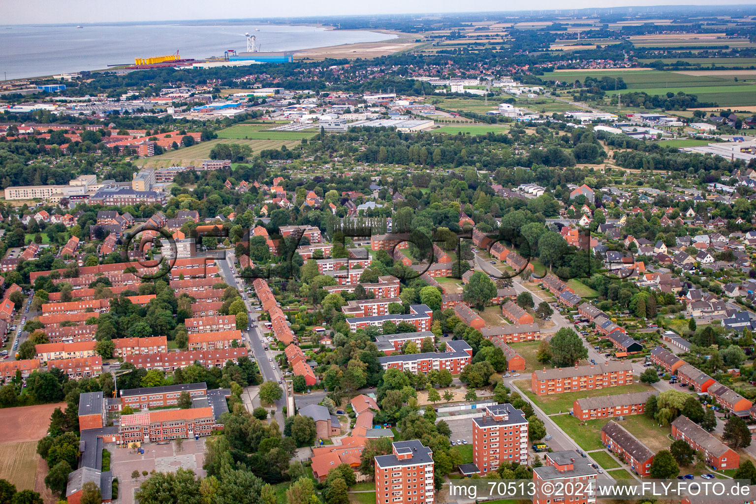 Pommernstr in the district Süder- und Westerwisch in Cuxhaven in the state Lower Saxony, Germany