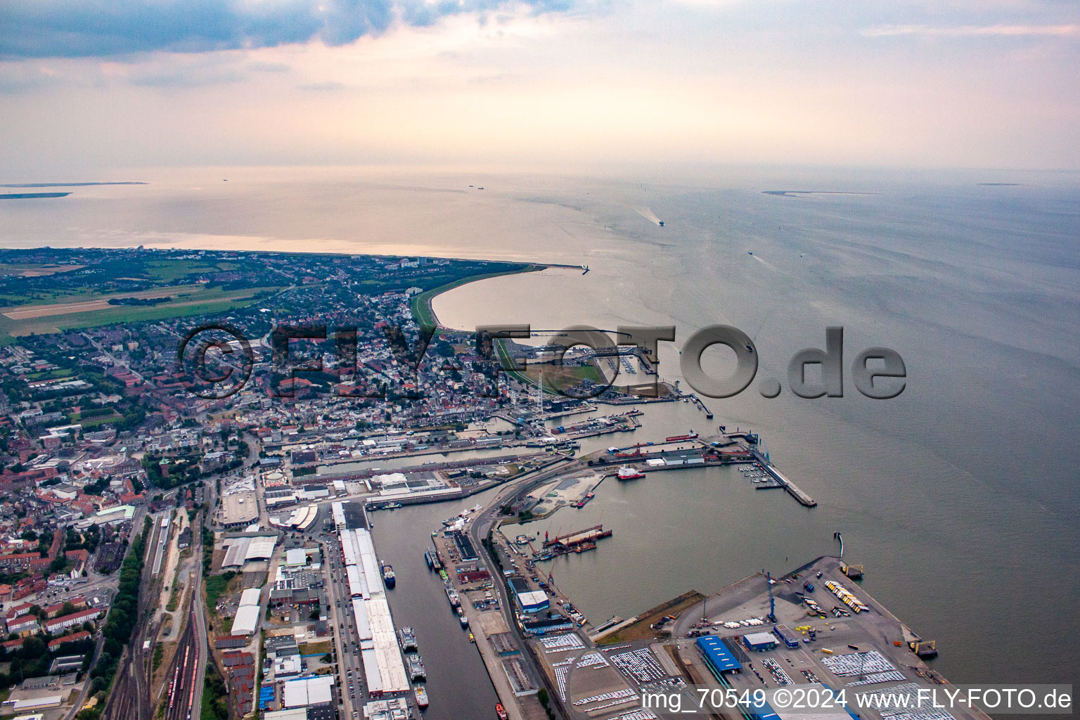 America Harbor in Cuxhaven in the state Lower Saxony, Germany