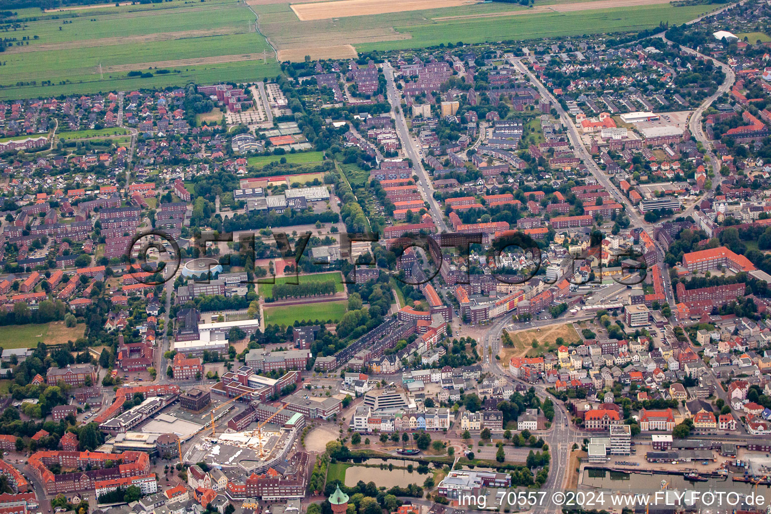 Karl-Olfers Platz in Cuxhaven in the state Lower Saxony, Germany