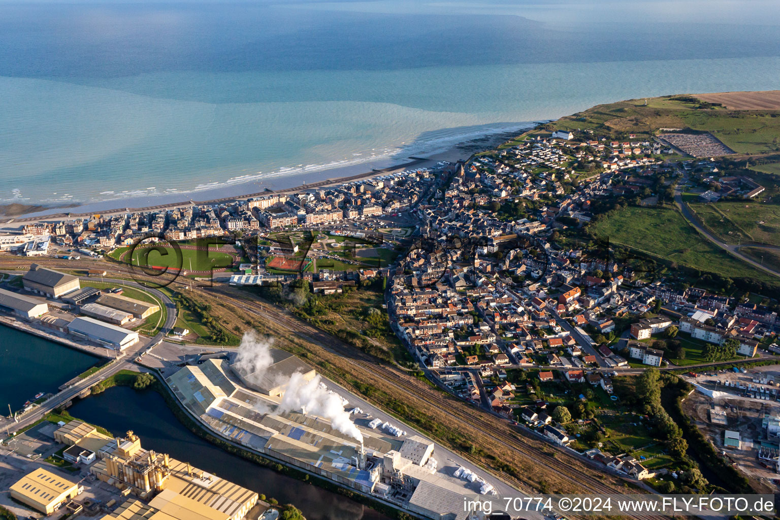 Mers-les-Bains in the state Somme, France