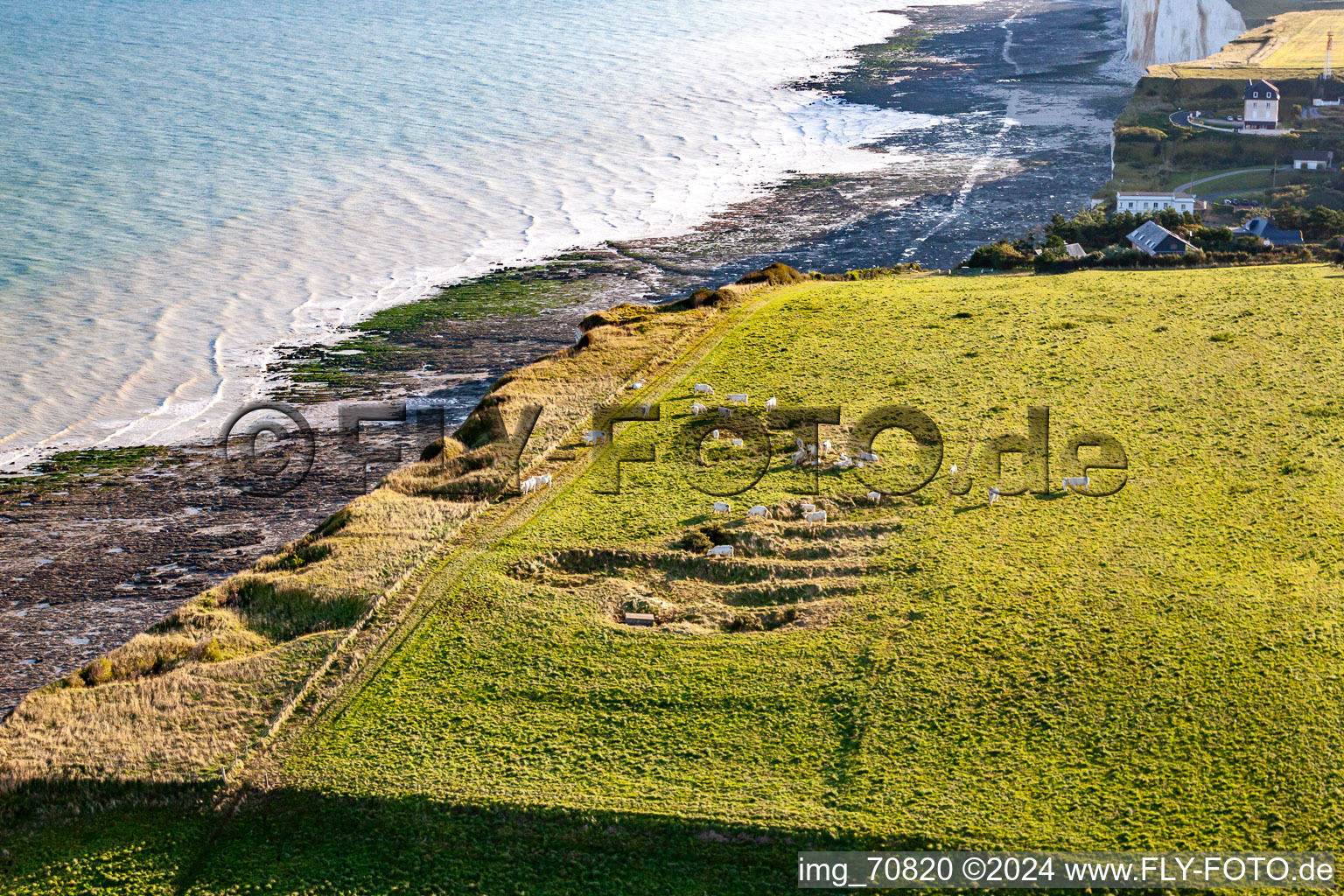 Cliffs in Saint-Quentin-la-Motte-Croix-au-Bailly in the state Somme, France