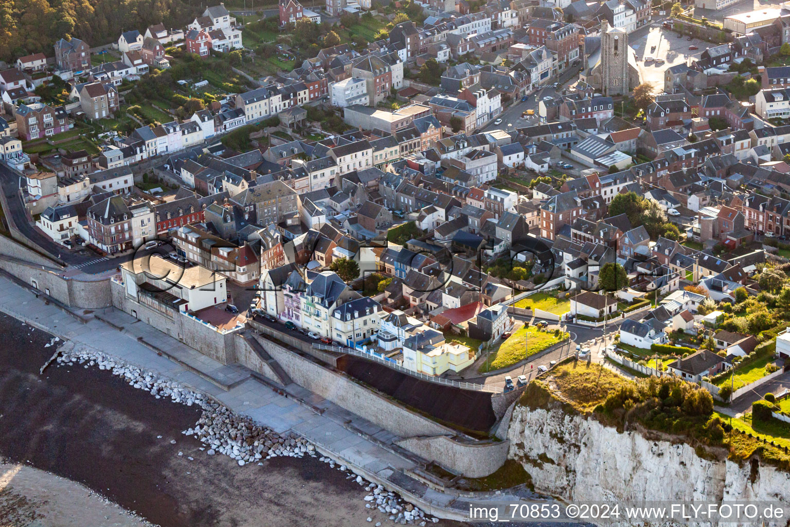 Ault in the state Somme, France out of the air