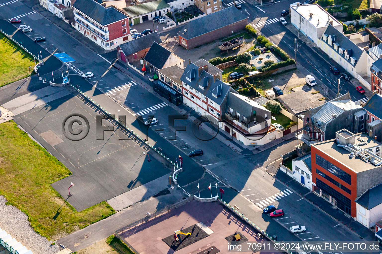 Drone image of Cayeux-sur-Mer in the state Somme, France