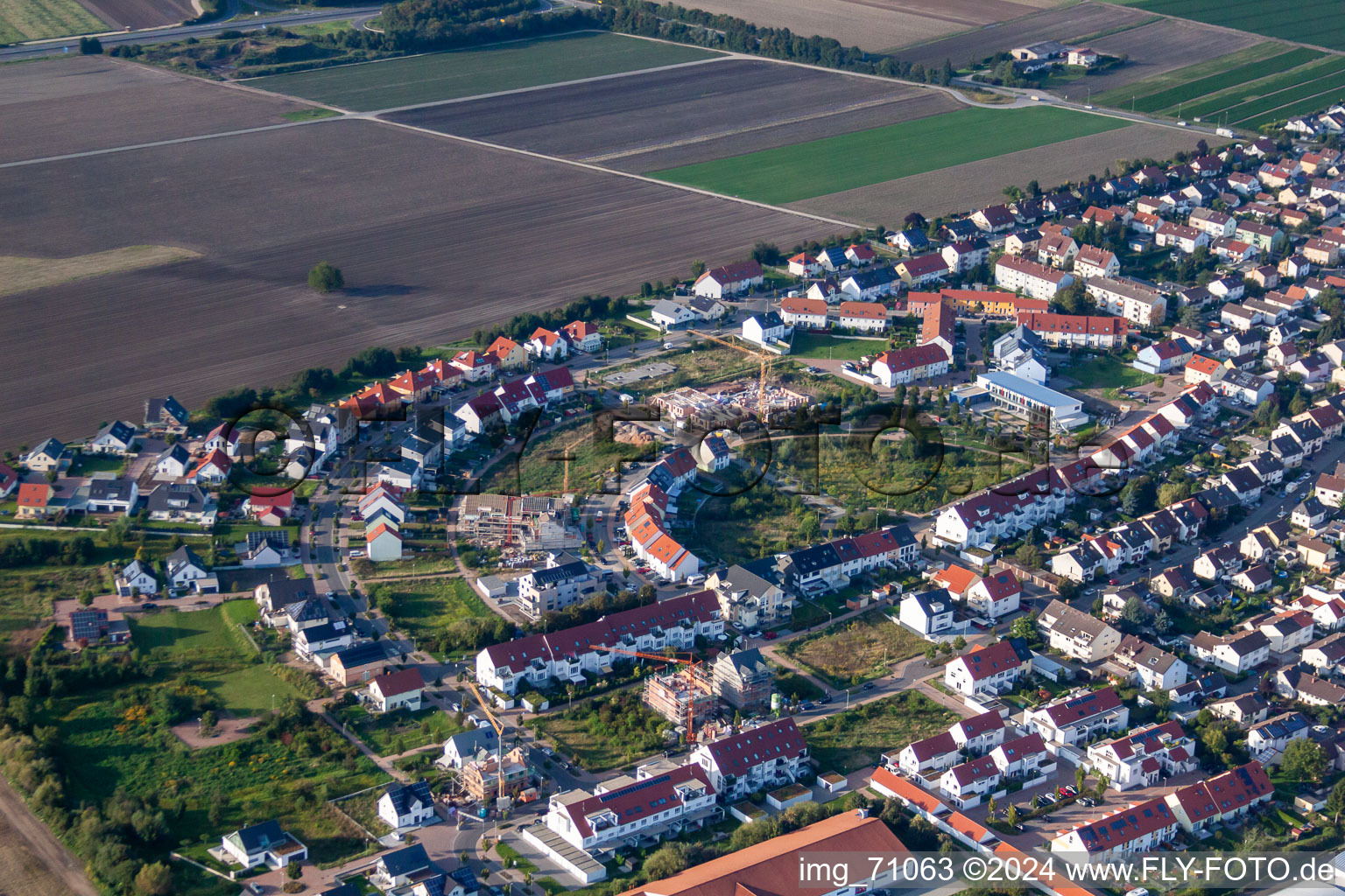 Medardus ring in Mutterstadt in the state Rhineland-Palatinate, Germany