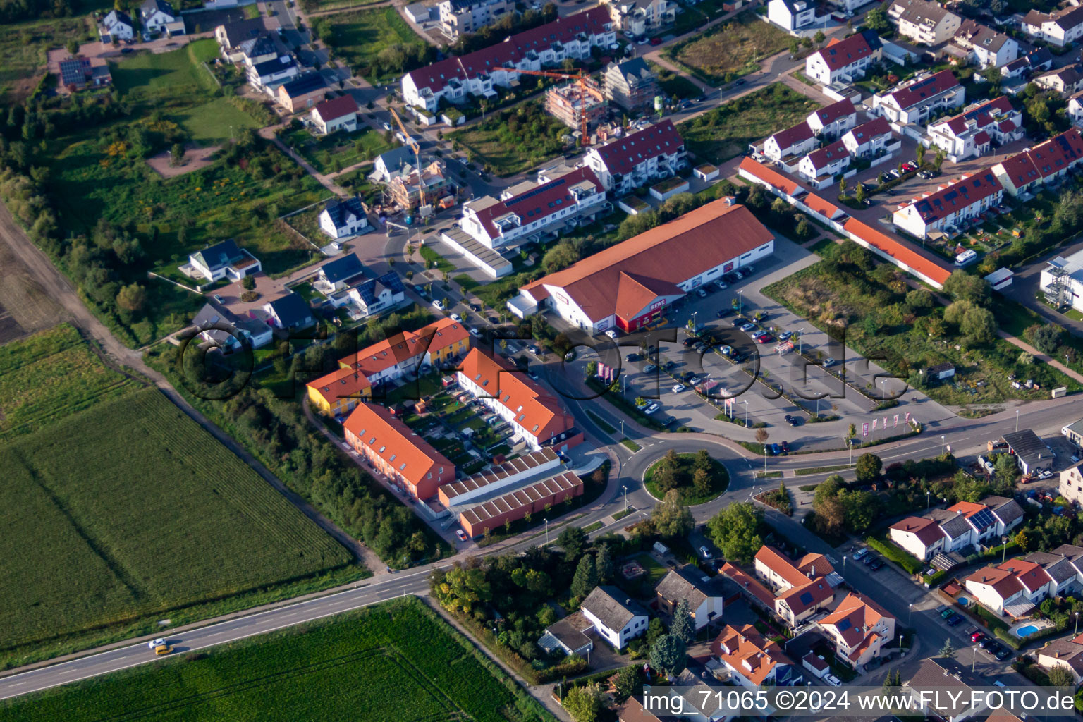 REWE in Mutterstadt in the state Rhineland-Palatinate, Germany