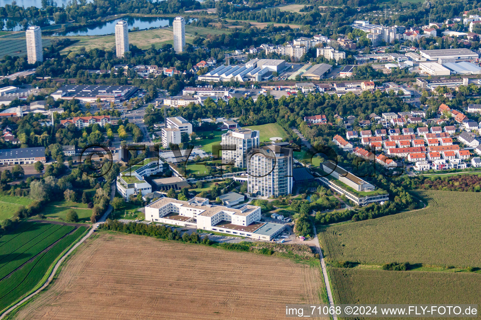 BG Accident Clinic in the district Oggersheim in Ludwigshafen am Rhein in the state Rhineland-Palatinate, Germany