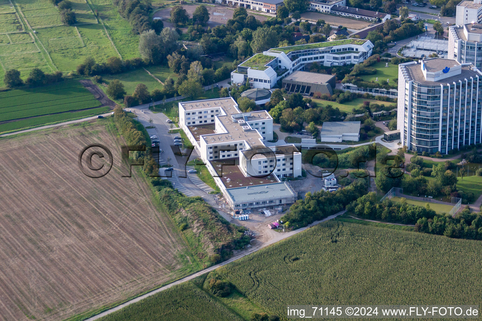 Drone recording of BG Accident Clinic in the district Oggersheim in Ludwigshafen am Rhein in the state Rhineland-Palatinate, Germany