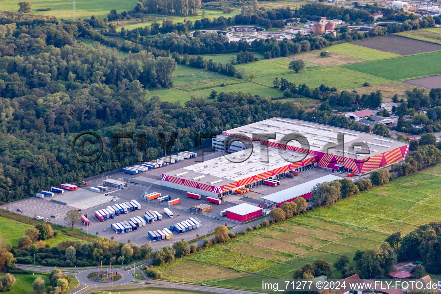 Bornheim Industrial Area in the district Dreihof in Essingen in the state Rhineland-Palatinate, Germany