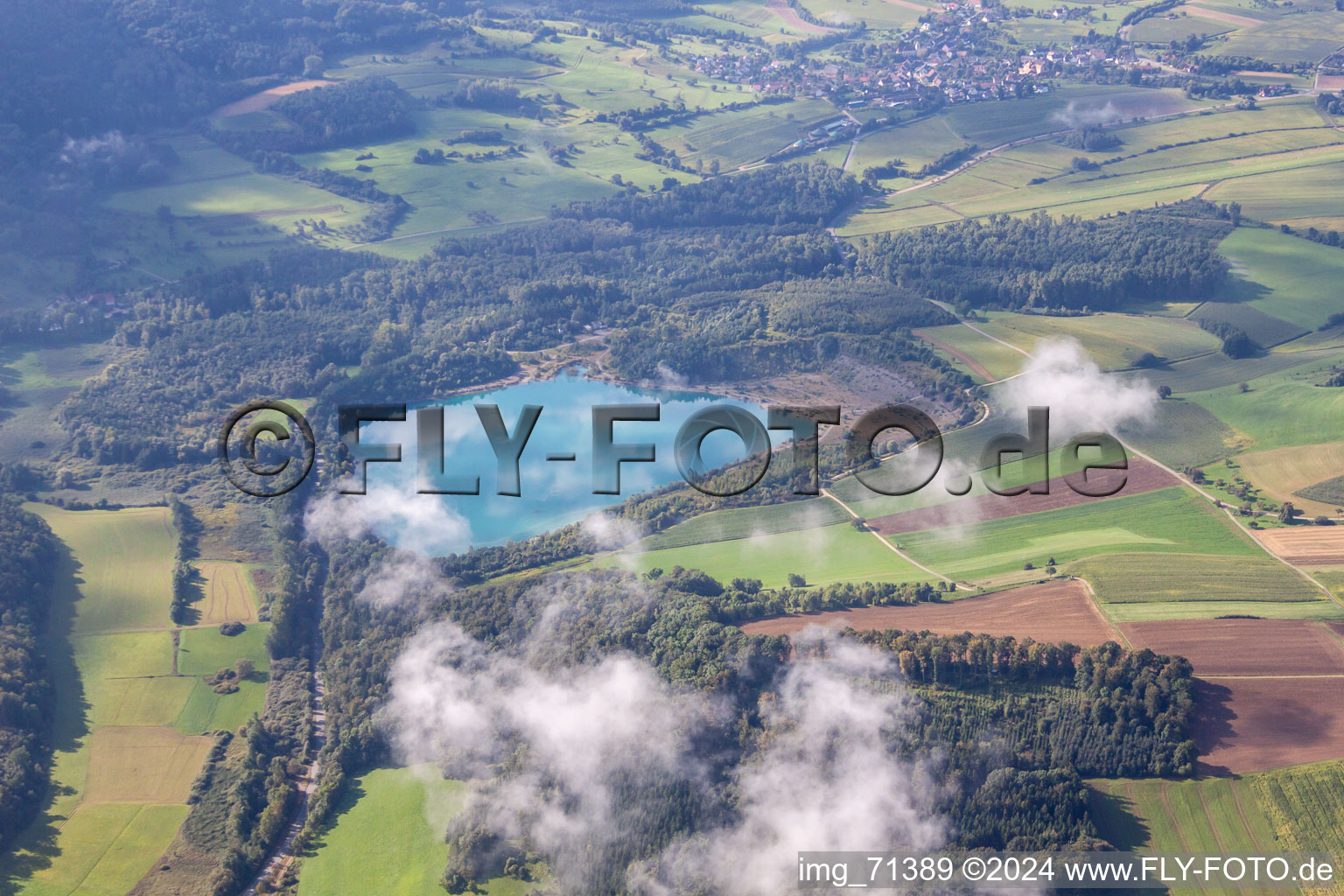 Riparian areas on the lake area of Binninger Ried in the district Binningen in Hilzingen in the state Baden-Wurttemberg