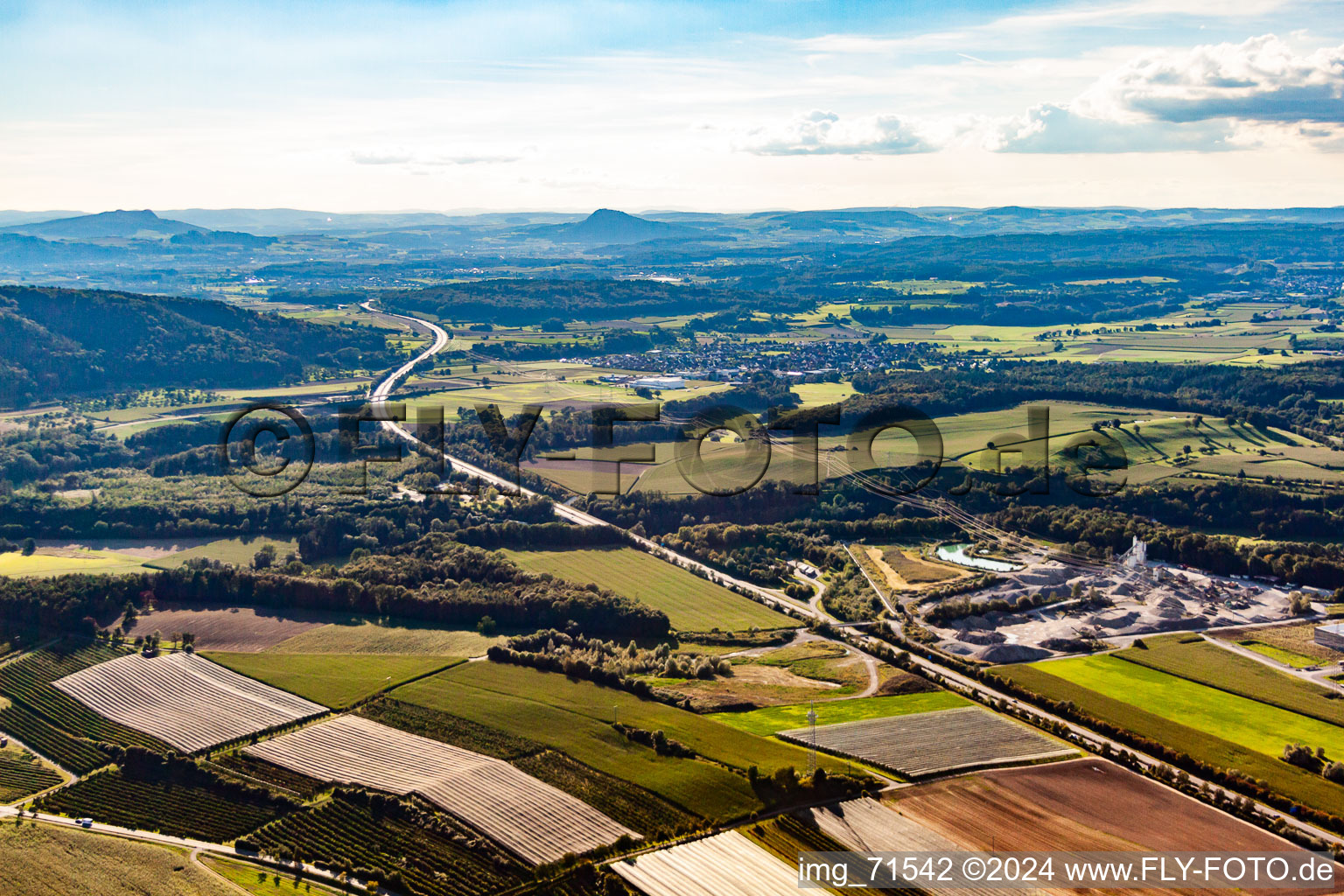 Stockach, airfield A98 in the district Nenzingen in Orsingen-Nenzingen in the state Baden-Wuerttemberg, Germany