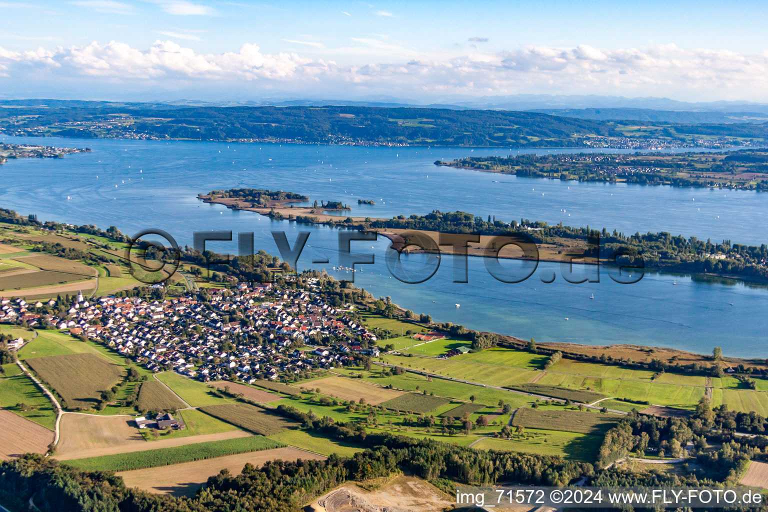 District Markelfingen in Radolfzell am Bodensee in the state Baden-Wuerttemberg, Germany