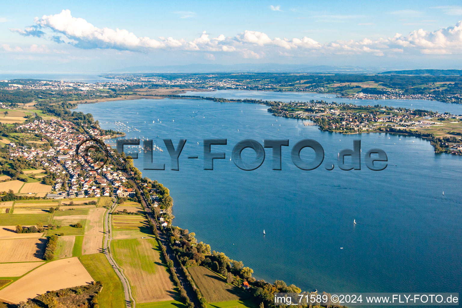 Lake Constance - Gnadensee in Allensbach in the state Baden-Wuerttemberg, Germany