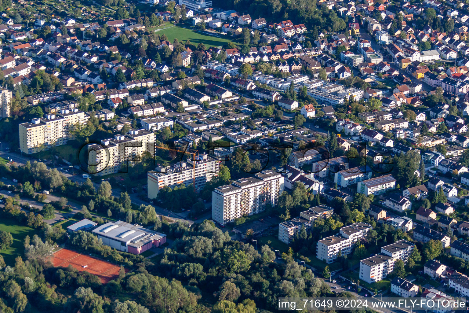 Schwaketenstr in the district Wollmatingen in Konstanz in the state Baden-Wuerttemberg, Germany