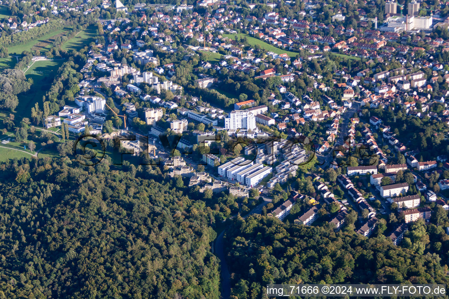 Sonnenbühl Werst Seezeit residential complex in the district Petershausen in Konstanz in the state Baden-Wuerttemberg, Germany