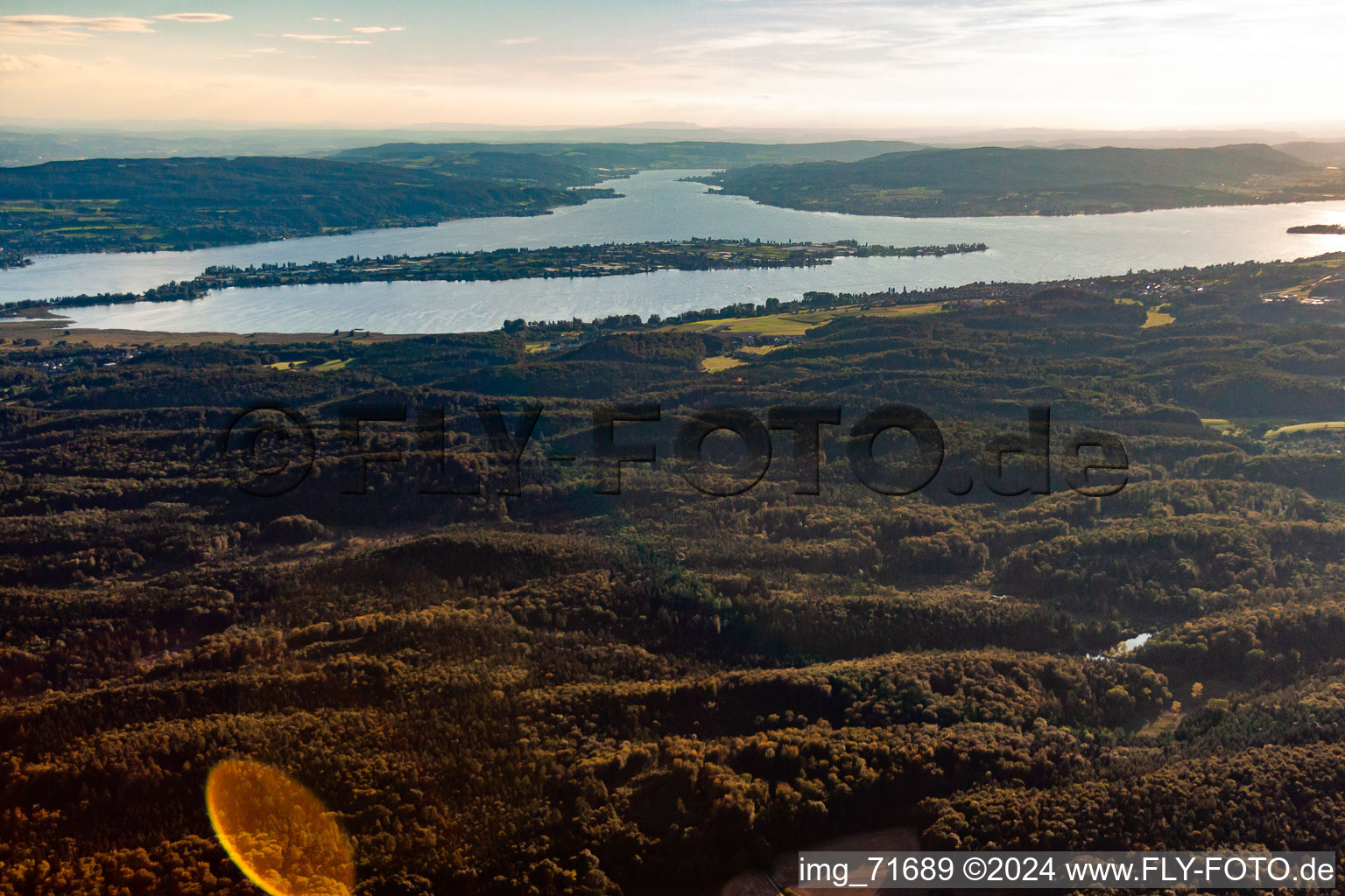 Island Reichenau in the district Mittelzell in Reichenau in the state Baden-Wuerttemberg, Germany