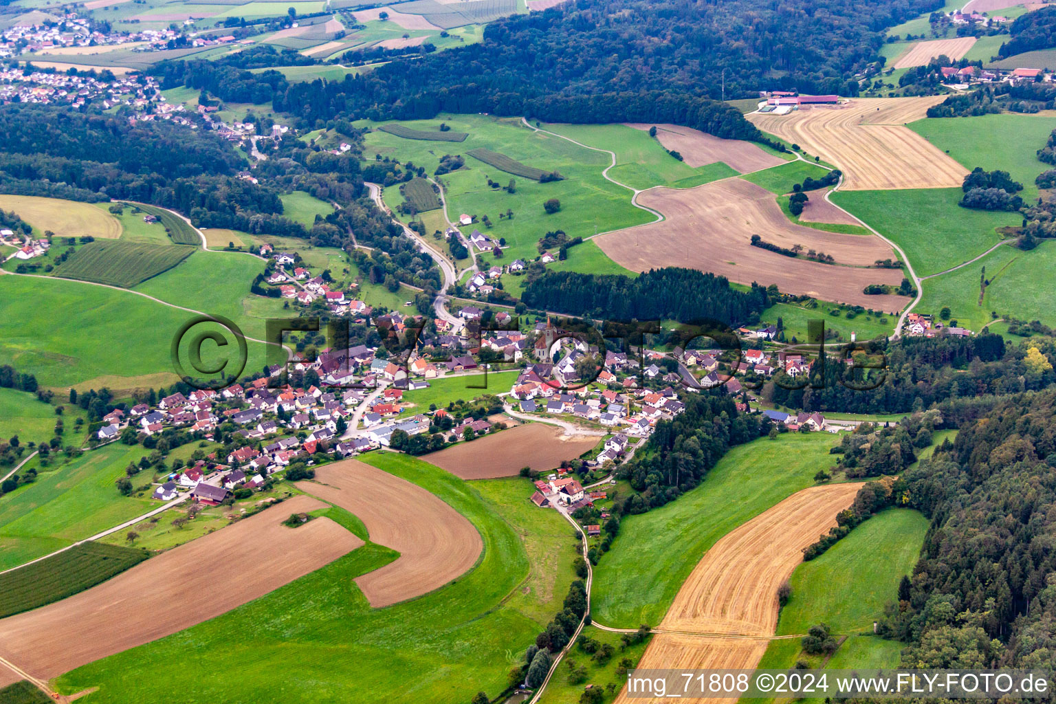 District Hoppetenzell in Stockach in the state Baden-Wuerttemberg, Germany